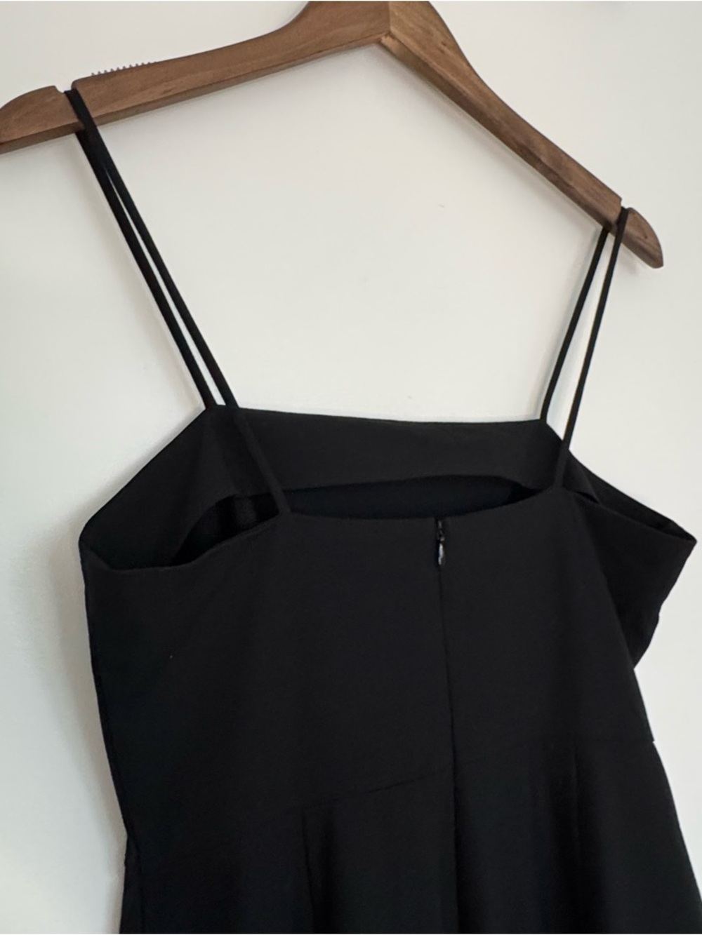 Small Black Midi Tube Dress with Slit Classic Minimalist Old Money Chic Zara - Picture 11 of 15